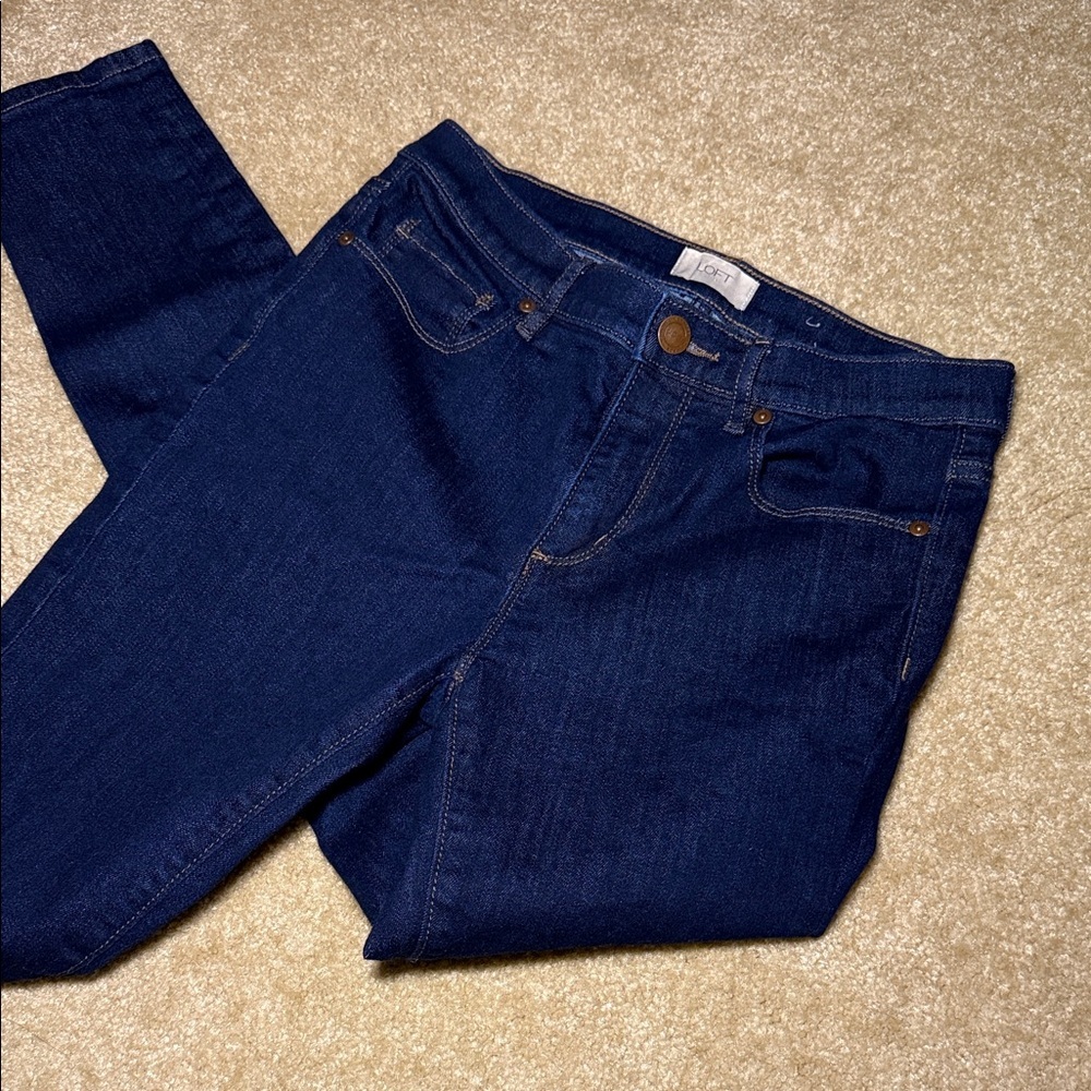 Loft‎ High Rise Skinny Jeans - Picture 2 of 6